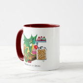 Green Dragon Pastry Koch Tasse (Vorderseite Links)