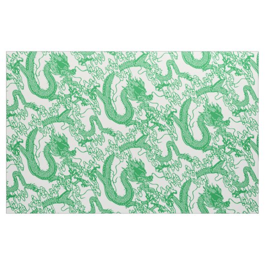 Green Dragon Pattern Stoff (Yard (91,4 cm))
