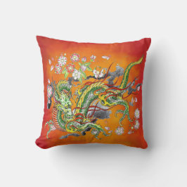 Green Dragon Pillow Kissen