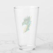 Green Dragon Portrait Glas (Rückseite)