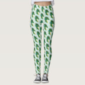Green Dragon Portrait Leggings (Vorderseite)