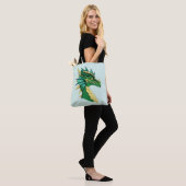 Green Dragon Portrait Tasche (Am Model)
