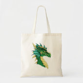 Green Dragon Portrait Tragetasche (Vorne)