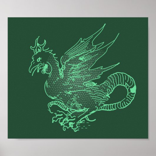 Green Dragon Poster (Vorne)