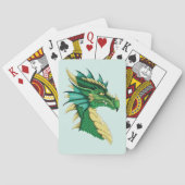 Green Dragon Profil Spielkarten (Rückseite)