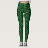 Green Dragon Scale Leggings (Vorderseite)