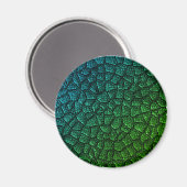 Green Dragon Scale Magnet (Vorderseite/Rückseite)