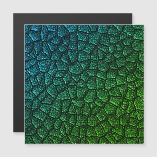 Green Dragon Scale Magnetkarte (Vorne/Hinten)