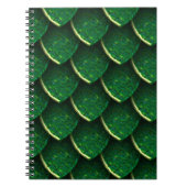 Green Dragon Scale Notizblock (Vorderseite)
