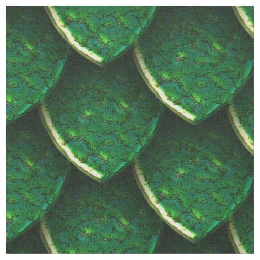 Green Dragon Scale Stoff (Nahaufnahme)