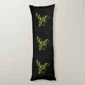 Green Dragon Seitenschläferkissen (Rückseite (Vertikal))