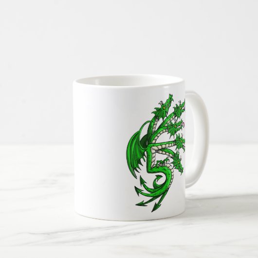 Green Dragon Tasse (VorderseiteRechts)
