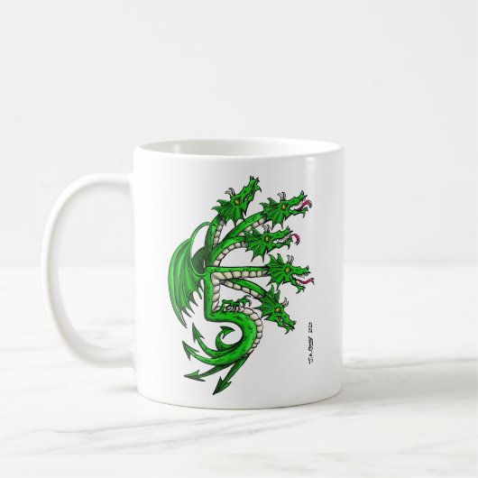 Green Dragon Tasse (Links)