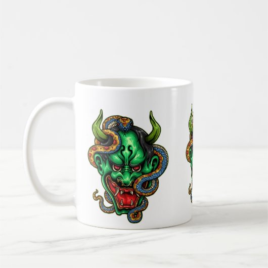 Green Dragon Tattoo Kaffeetasse (Links)