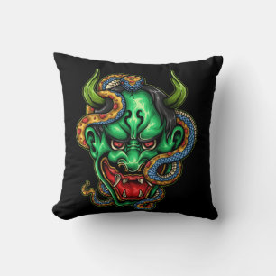 Green Dragon Tattoo Kissen
