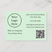 Green Dragon Visitenkarte (Rückseite)