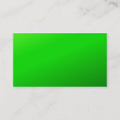 Green Dragon Visitenkarte (Rückseite)