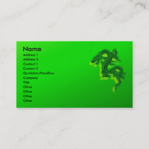 Green Dragon Visitenkarte