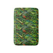 Green Dragonfly Bath Mat Badematte (Vorderseite Vertikal)