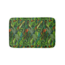 Green Dragonfly Bath Mat Badematte