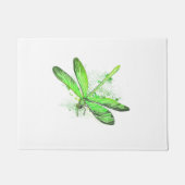 Green Dragonfly Fußmatte (Vorderseite)