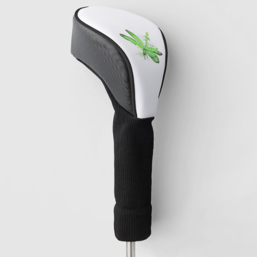 Green Dragonfly Golf Headcover (angewinkelt)