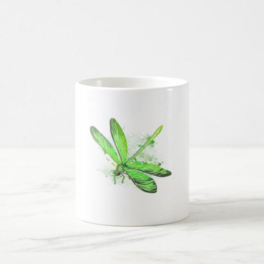 Green Dragonfly Kaffeetasse (Mittel)