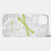 Green Dragonfly Personalisiert Case-Mate iPhone Hülle (Rückseite (Horizontal))
