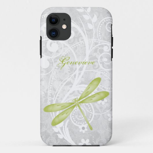 Green Dragonfly Personalisiert Case-Mate iPhone Hülle (Rückseite)