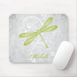 Green Dragonfly Personalisiert Mousepad