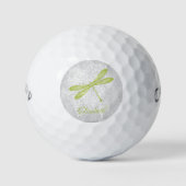 Green Dragonfly Personalisierte Golfbälle (Vorderseite)