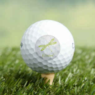 Green Dragonfly Personalisierte Golfbälle