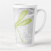 Green Dragonfly Personalisierte Latte-Tasse Milchtasse (Rechts)