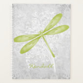 Green Dragonfly Personalisierter Planer (Vorderseite)