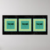 Green Dragonfly Poster (Vorne)