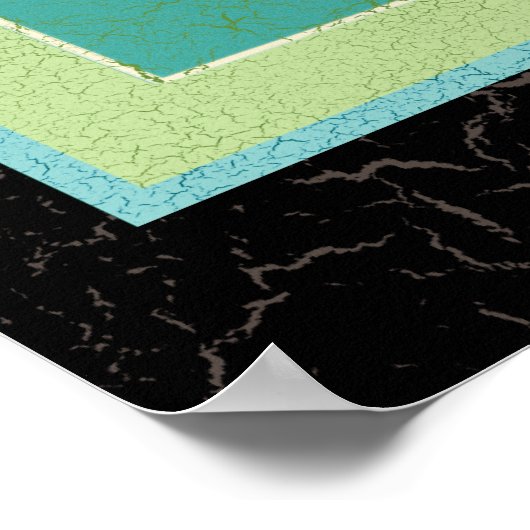 Green Dragonfly Poster (Ecke)