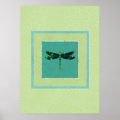 Green Dragonfly Poster (Vorne)