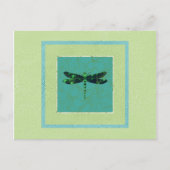 Green Dragonfly Postkarte (Vorderseite)