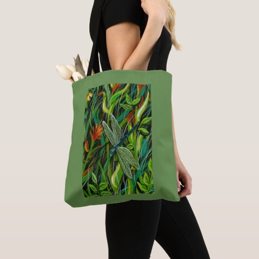 Green Dragonfly Tote Bag Tasche (Von Nahem)