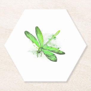 Green Dragonfly Untersetzer