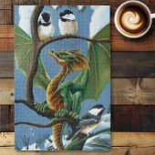 Green Dragons Chickadees Winter Puzzle