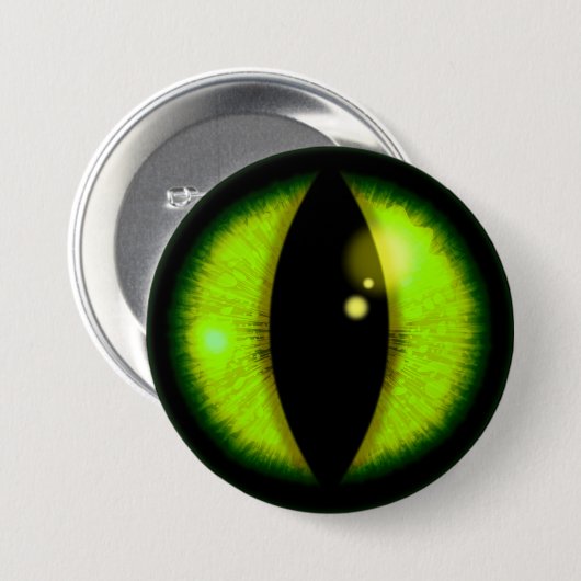 Green Dragons Eye Button (Vorne & Hinten)