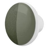 Green Drawer Pull mit zwei Tonen Moos - Anpassbar Keramikknauf (Rechts)