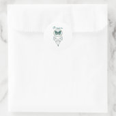 Green Dream Catcher Butterflie Sticker (Tasche)