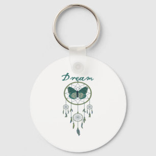 Green Dream Catcher Butterflie Sticker Schlüsselanhänger