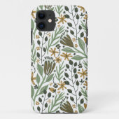 Green Dreamy Floral Pattern Case-Mate iPhone Hülle (Rückseite)