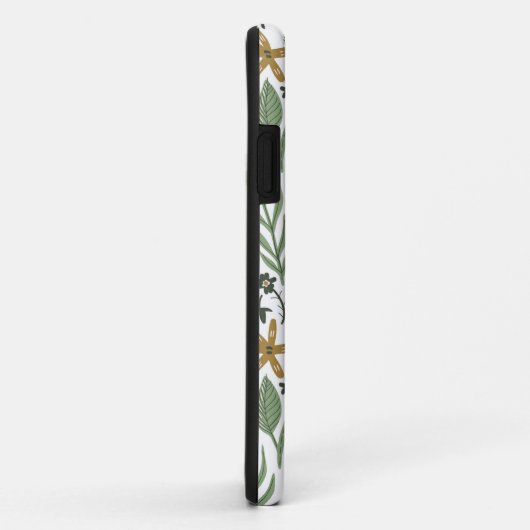Green Dreamy Floral Pattern Case-Mate iPhone Hülle (Hinten/Rechts)