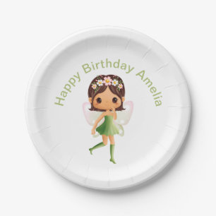Green Dress Fairy Pappteller