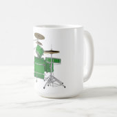Green Drum Kit: Kaffeetasse (VorderseiteRechts)