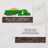 Green Dumb Truck | BodenVisitenkarte Visitenkarte (Vorne/Hinten)